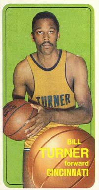1970 Topps Bill Turner #158 Basketball Card