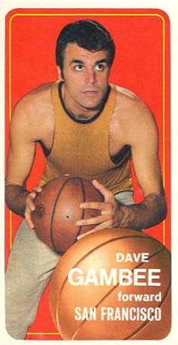 1970 Topps Dave Gambee #154 Basketball Card