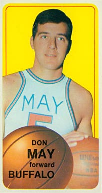 1970 Topps Don May #152 Basketball Card