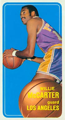 1970 Topps Willie McCarter #141 Basketball Card