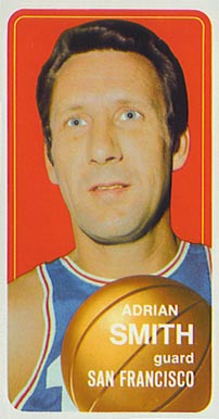 1970 Topps Adrian Smith #133 Basketball Card