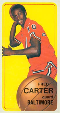 1970 Topps Fred Carter #129 Basketball Card