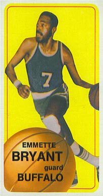 1970 Topps Emmette Bryant #116 Basketball Card