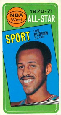1970 Topps Lou Hudson (all-star) #115 Basketball Card