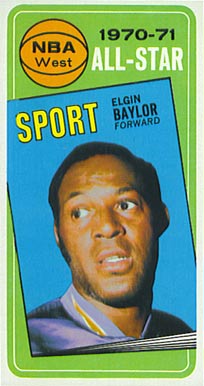 1970 Topps Elgin Baylor (all-star) #113 Basketball Card