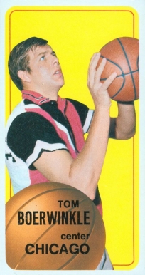 1970 Topps Tom Boerwinkle #68 Basketball Card