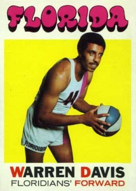 1971 Topps Warren Davis #219 Basketball Card