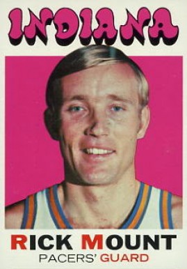 1971 Topps Rick Mount #213 Basketball Card