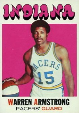 1971 Topps Warren Armstrong #188 Basketball Card