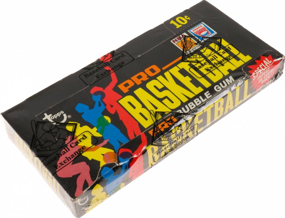1971 Topps Wax Pack Box #WPB Basketball Card