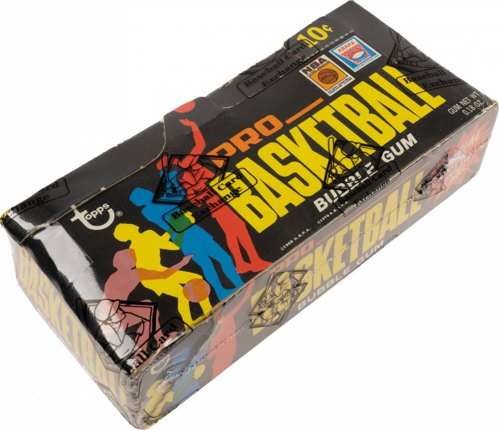 1971 Topps Wax Pack Box #WPB Basketball Card