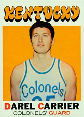 1971 Topps Darrell Carrier #177 Basketball Card