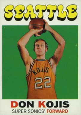 1971 Topps Don Kojis #64 Basketball Card