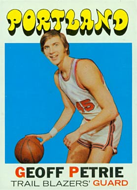 1971 Topps Geoff Petrie #34 Basketball Card