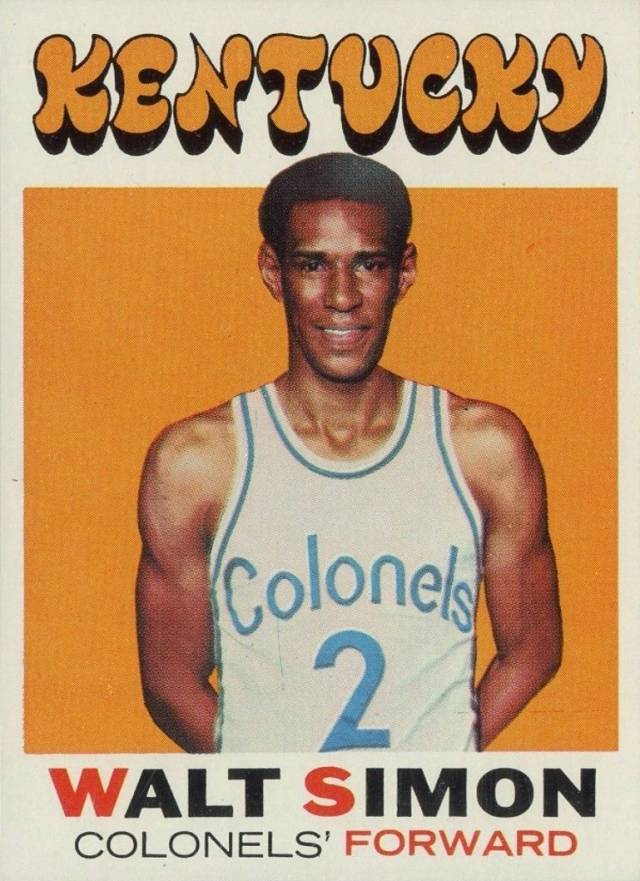 1971 Topps Walt Simon #214 Basketball Card