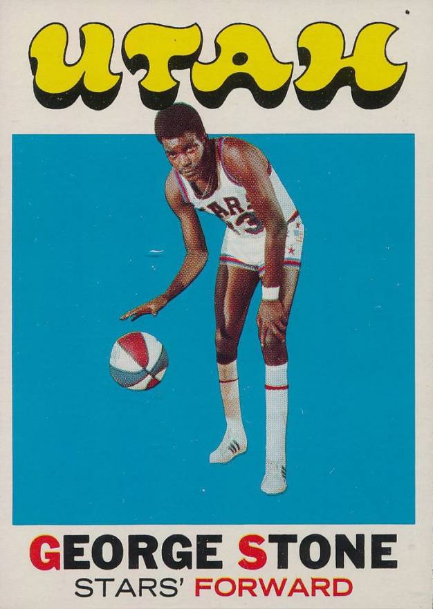 1971 Topps George Stone #201 Basketball Card