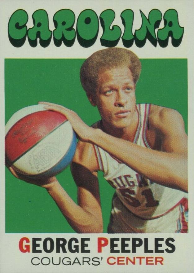 1971 Topps George Peeples #179 Basketball Card