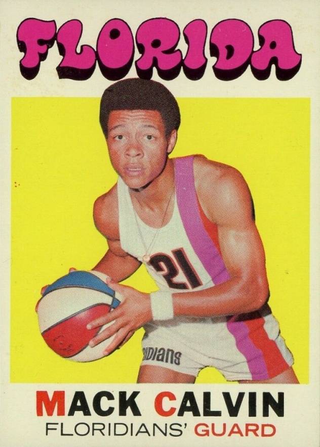 1971 Topps Mack Calvin #160 Basketball Card