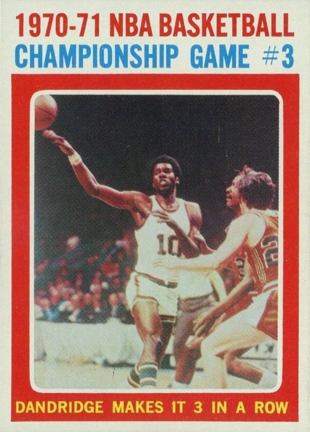 1971 Topps NBA Playoffs Game #3 #135 Basketball Card