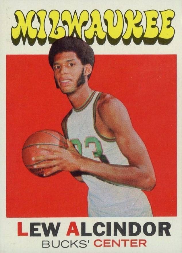 1971 Topps Lew Alcindor #100 Basketball Card