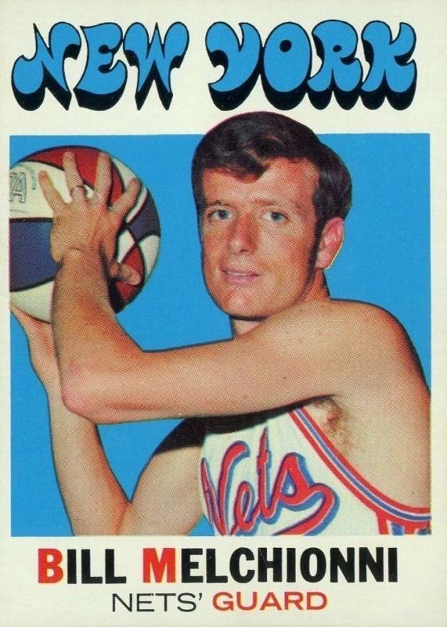 1971 Topps Bill Melchionni #199 Basketball Card