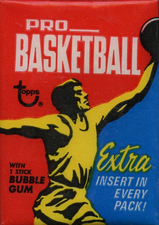 1971 Topps Wax Pack #WP Basketball Card
