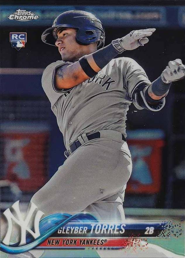 2018 Topps Chrome Gleyber Torres #31 Baseball Card