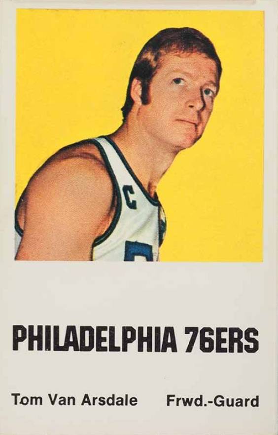 1972 Comspec Tom Van Arsdale # Basketball Card