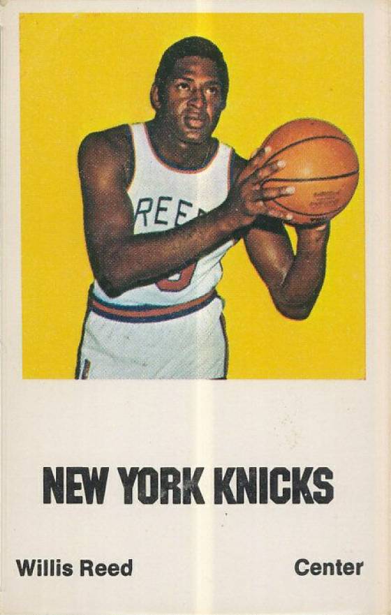 1972 Comspec Willis Reed # Basketball Card