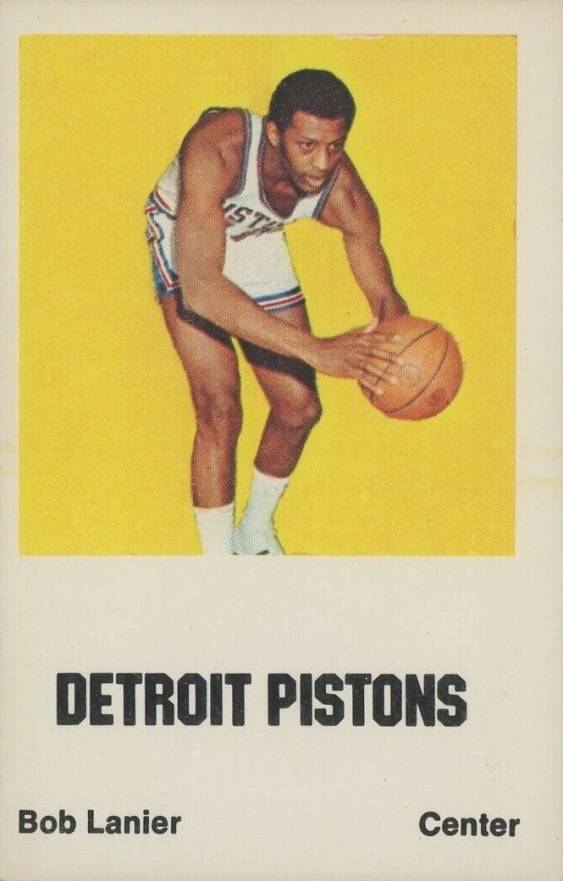 1972 Comspec Bob Lanier #18 Basketball Card