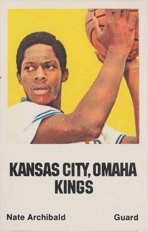 1972 Comspec Nate Archibald # Basketball Card
