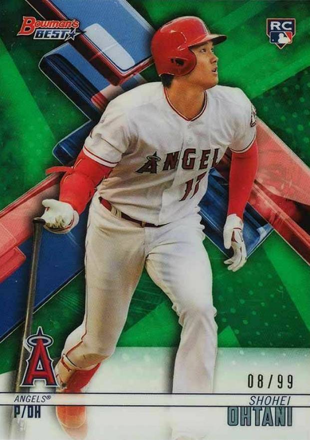 2018 Bowman's Best Shohei Ohtani #1 Baseball Card