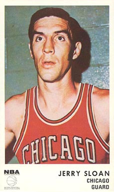 1972 Icee Bear Jerry Sloan # Basketball Card