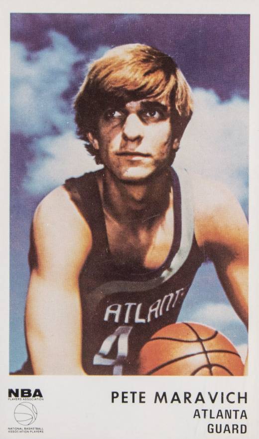 1972 Icee Bear Pete Maravich # Basketball Card