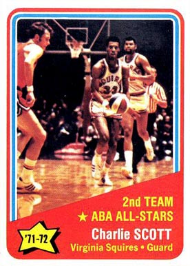 1972 Topps Charlie Scott #258 Basketball Card