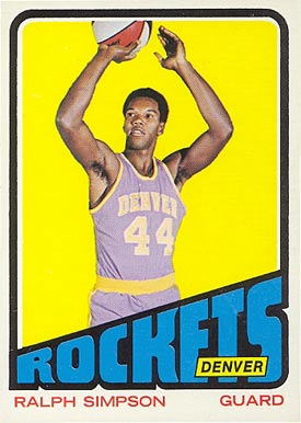 1972 Topps Ralph Simpson #235 Basketball Card