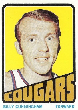 1972 Topps Bill Cunningham #215 Basketball Card