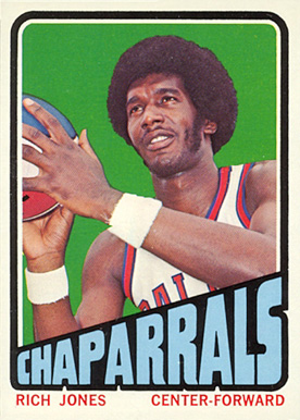 1972 Topps Rich Jones #199 Basketball Card