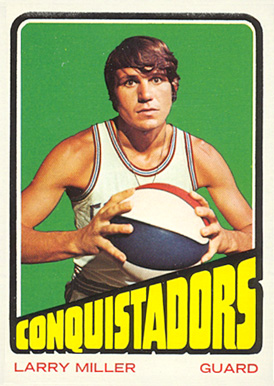 1972 Topps Larry Miller #188 Basketball Card