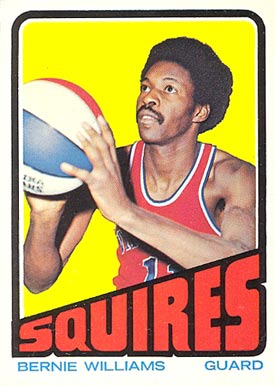 1972 Topps Bernie Williams #186 Basketball Card