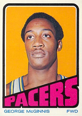 1972 Topps George McGinnis #183 Basketball Card