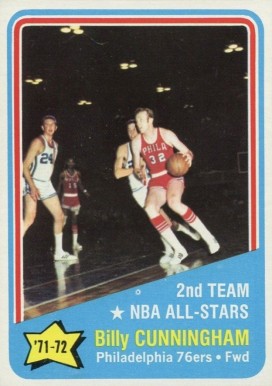 1972 Topps Bill Cunningham #167 Basketball Card