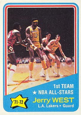 1972 Topps Jerry West #164 Basketball Card