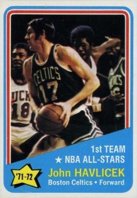 1972 Topps John Havlicek #161 Basketball Card