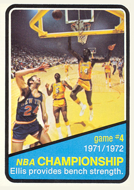 1972 Topps NBA Playoffs Game #4 #157 Basketball Card