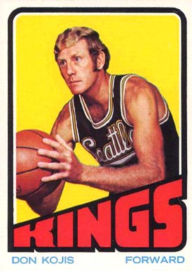 1972 Topps Don Kojis #116 Basketball Card