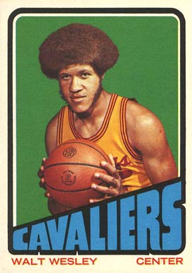 1972 Topps Walt Wesley #109 Basketball Card