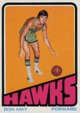 1972 Topps Don May #96 Basketball Card