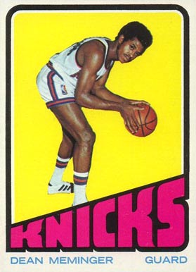 1972 Topps Dean Meminger #88 Basketball Card