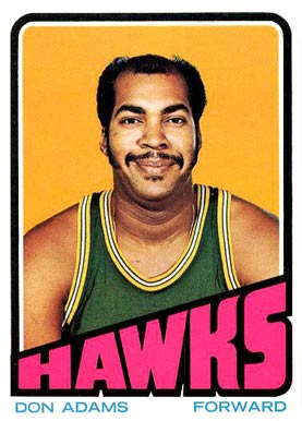 1972 Topps Don Adams #77 Basketball Card